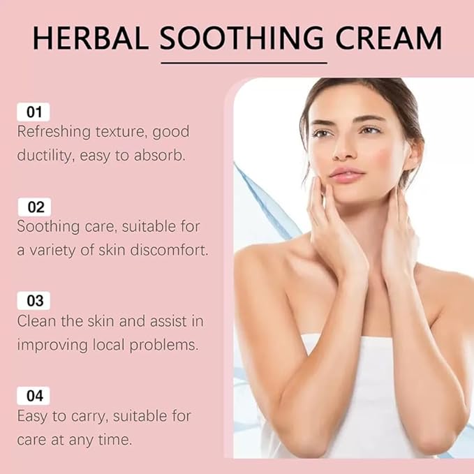 Instant Itch Relief in 15 Seconds! Herbal Repair Itch-Relief Cream, Targeted Relief from Mosquito Bites, Eczema, and Dry Skin Itching