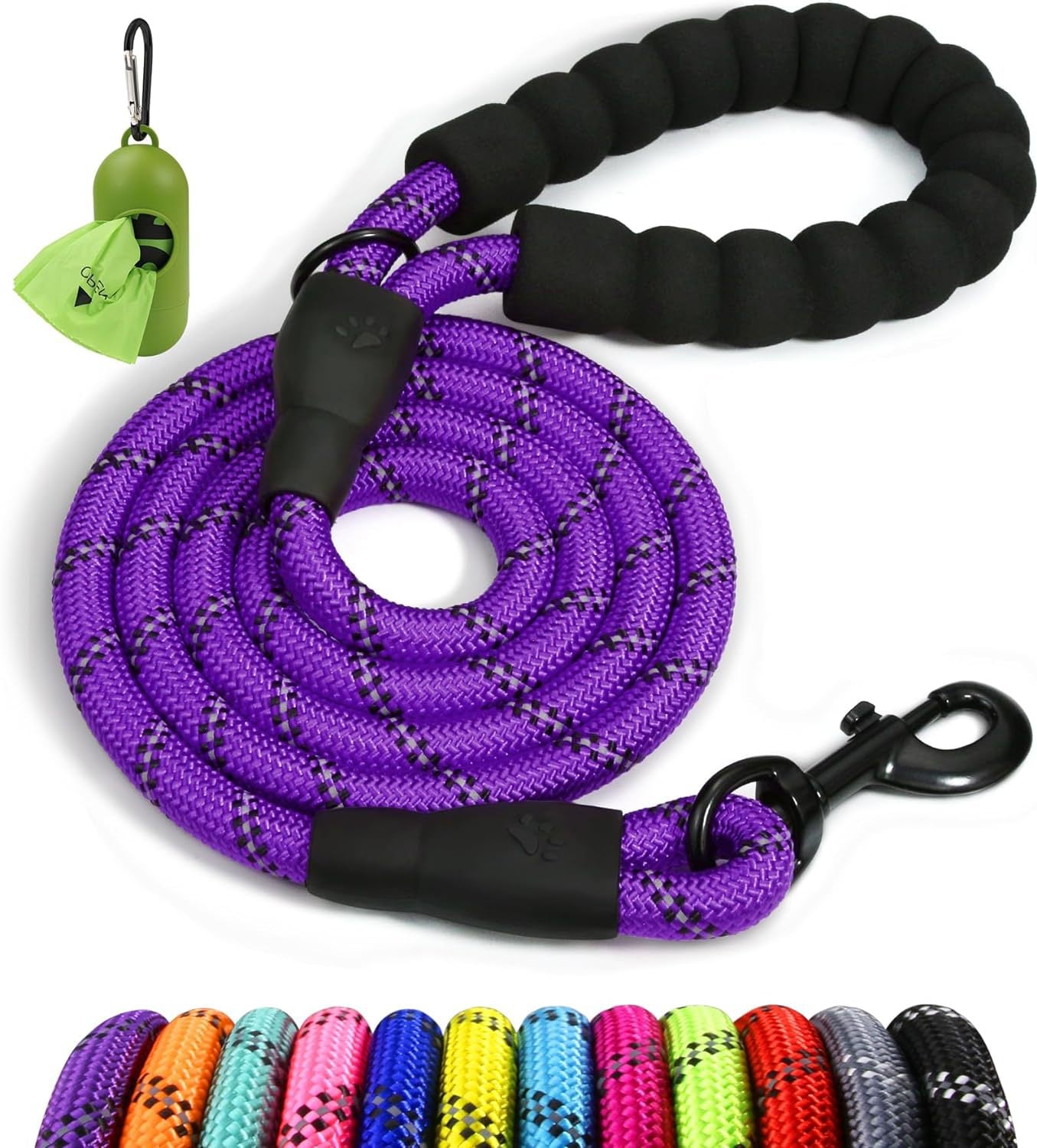 🔥Pet leash, dog leash, reflective strip, dog leash, no hand-binding, dog leash, anti-bite🔥