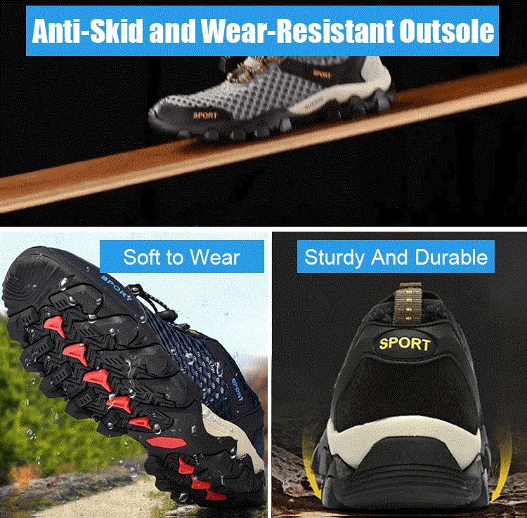 Begrenzte Zeit 49 % Rabatt Wasserdichte, lssige, atmungsaktive Outdoor-Schuhe Herren