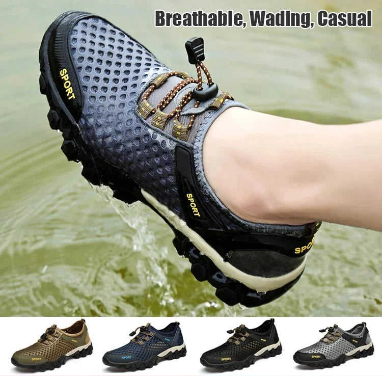 Begrenzte Zeit 49 % Rabatt Wasserdichte, lssige, atmungsaktive Outdoor-Schuhe Herren
