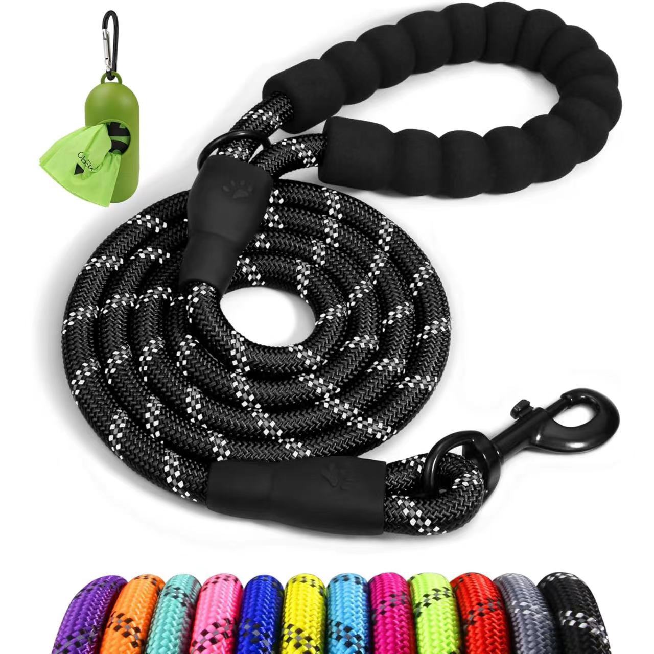 🔥Pet leash, dog leash, reflective strip, dog leash, no hand-binding, dog leash, anti-bite🔥