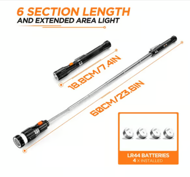 🔥 Top choice for gifts | 🔧Telescoping Magnetic Pickup Tools For Car