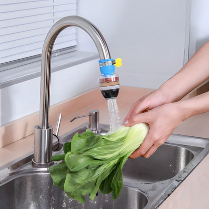 🔥Telescopic rotating faucet splash-proof head kitchen water purifier filter with medical stone water-saving shower artifact🔥