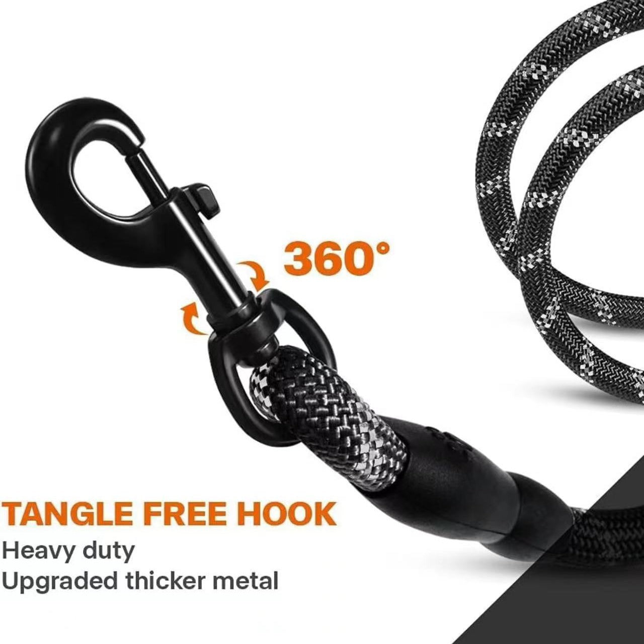 🔥Pet leash, dog leash, reflective strip, dog leash, no hand-binding, dog leash, anti-bite🔥