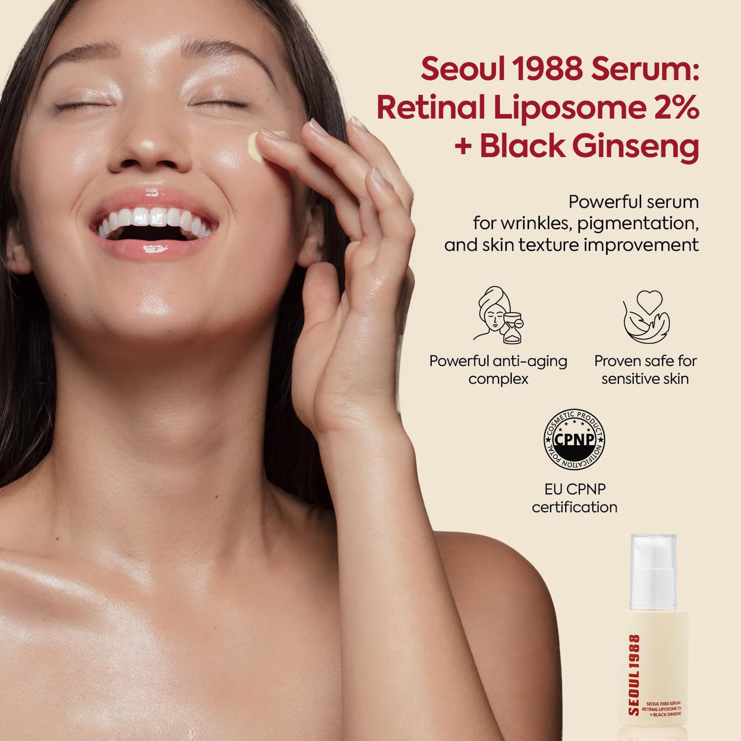 Retinol & Ginseng Brightening Serum ✨ | Dark Spot Corrector for Elbows, Armpits & Face