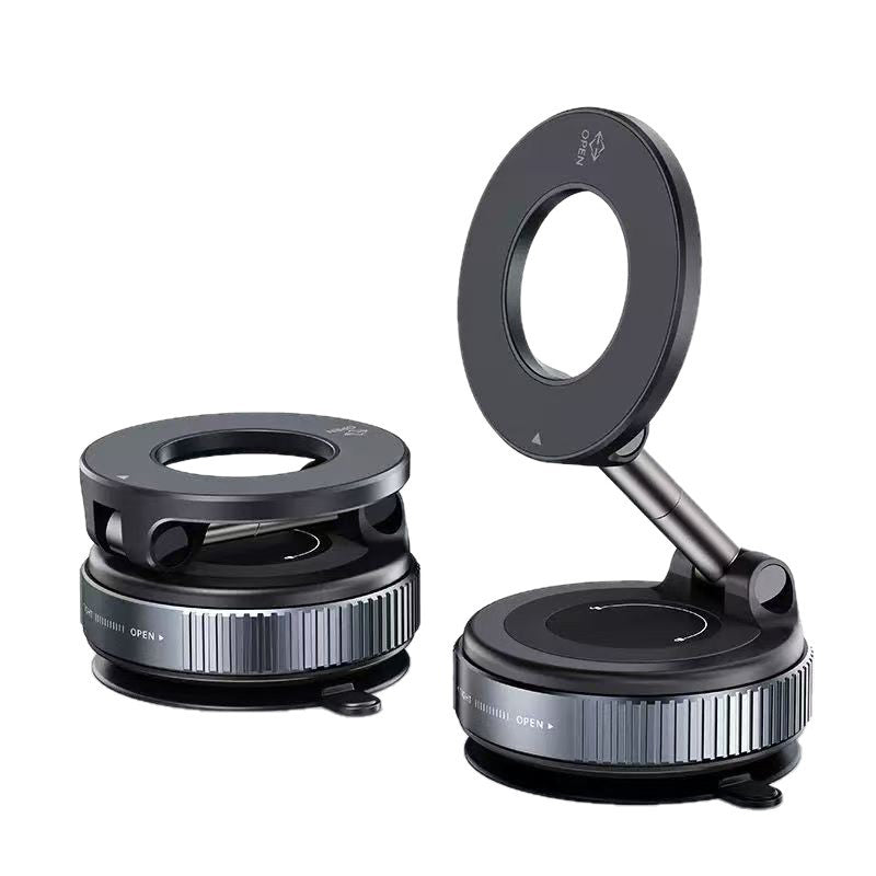 🔥360° adjustable vacuum magnetic phone holder📱Multi-function car phone holder anti-shake navigation magnetic vacuum suction cup holder universal rotating holder🔥