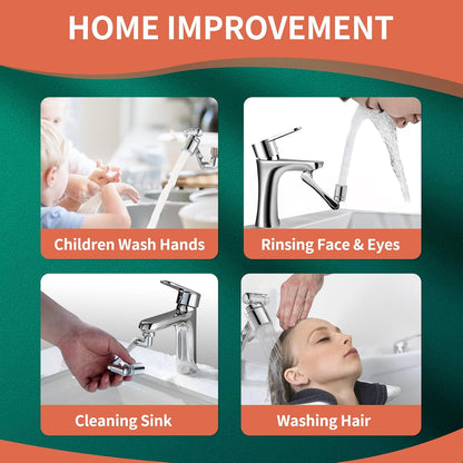 Limited Time Offer ⏰|1080° Swivel Faucet-Extender Sink-Aerator