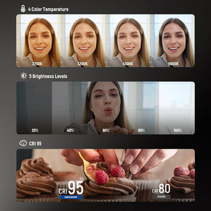 📸 Magnetic Phone Fill Light - Portable LED Selfie Ring Light for Photos/Videos, Rechargeable
