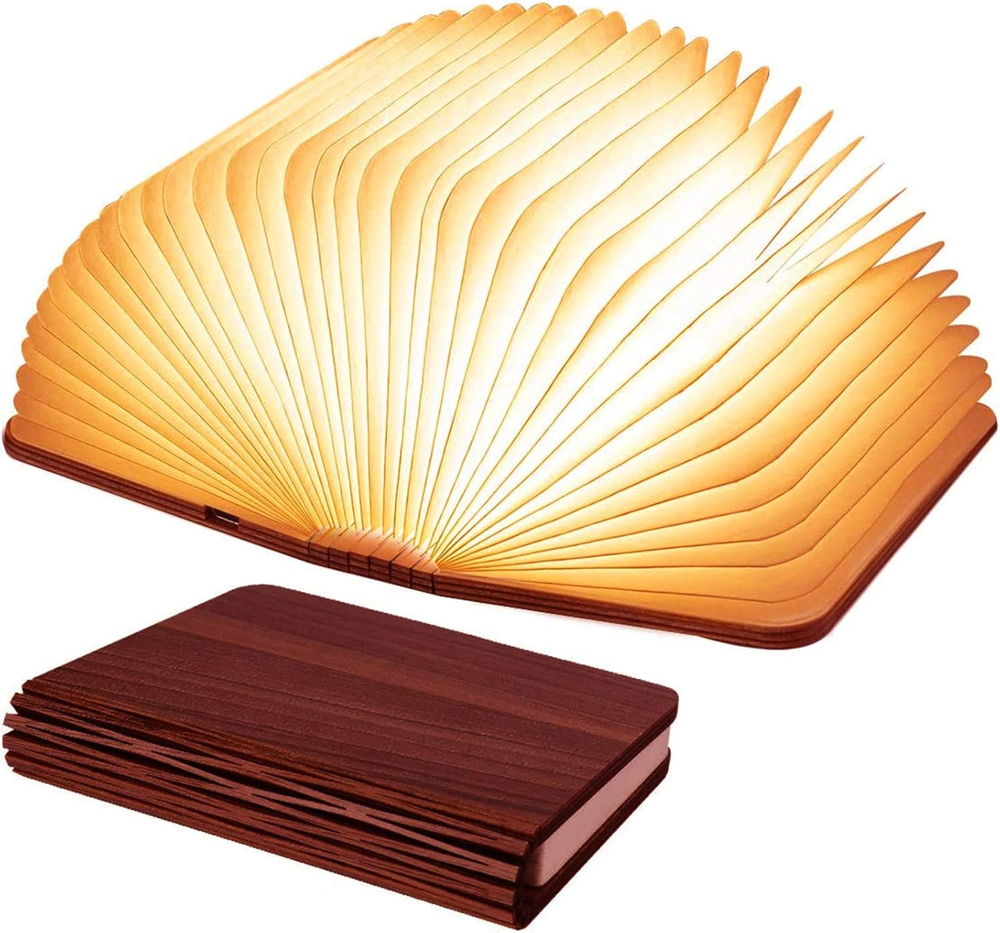 Foldable Paper Book Light-Rechargeable Folding Paper Lamp-Women or Friend, Christmas Gifts Choice