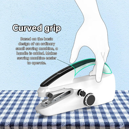 Handheld Sewing Machine 🧵 | Portable Stitcher for Quick Repairs & Crafts