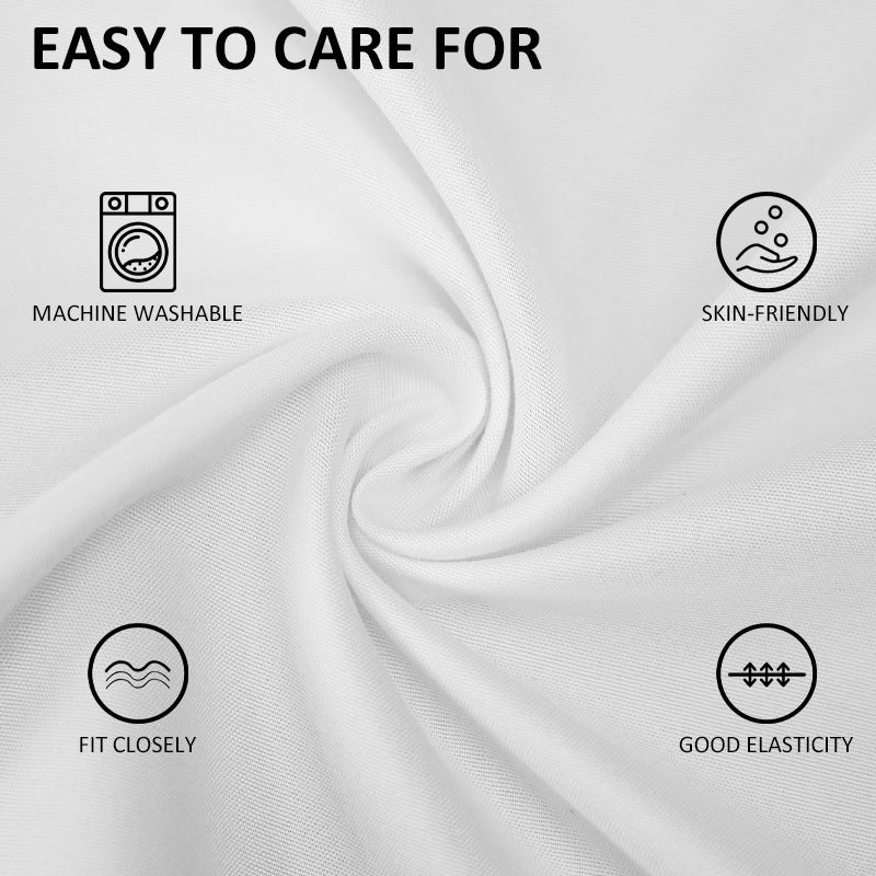 🔥Light luxury high-end white large rectangular polyester tablecloth outdoor wedding hotel conference room tablecloth🔥