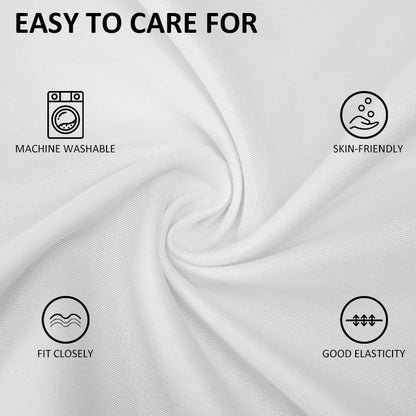 🔥Light luxury high-end white large rectangular polyester tablecloth outdoor wedding hotel conference room tablecloth🔥