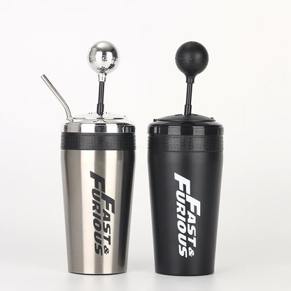 ⏳ LIMITED TIME OFFER | Stainless Steel Gear Shift Thermos