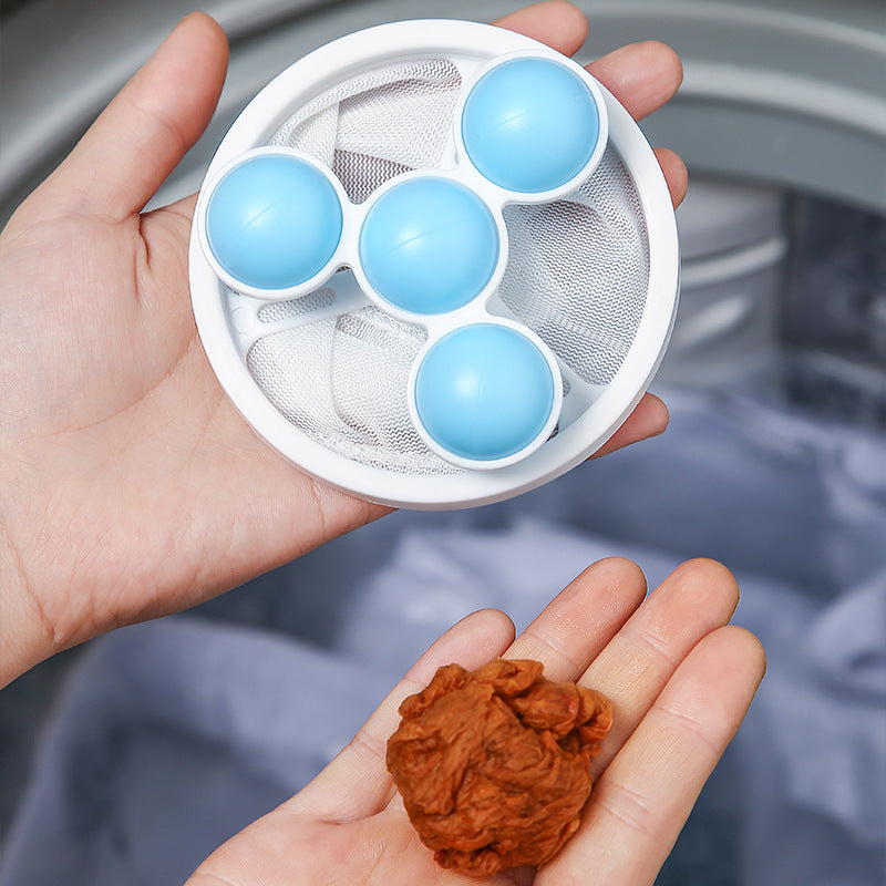Washing Machine Hair Filter Bag 🧺 | Pet Hair & Lint Catcher for Clean Clothes