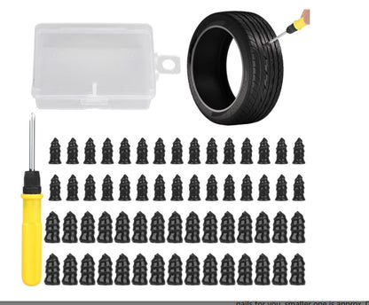 ⏳ LIMITED TIME OFFER | 60PCS Tire Repair Rubber Nails Kit✨
