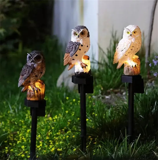 🔥 LIMITED TIME OFFER🔥 | Waterproof Solar Owl Light – LED Pathway Light🦉
