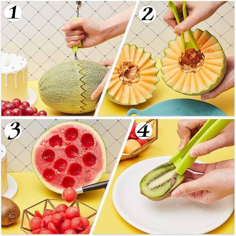 3 in 1 Fruit Tool Knife-gives you a dreamy summer fruit journey