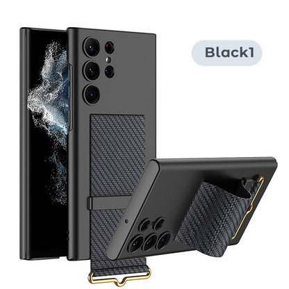 🔥Up to 40% off🔥Ultra-Thin Anti-Fingerprint Phone Case With Wrist Strap for Samsung S24/S23