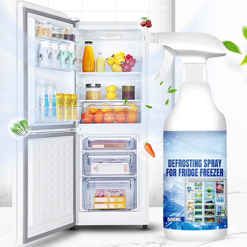 Defrosting Spray for Fridge Freezer(With Free Spatula)