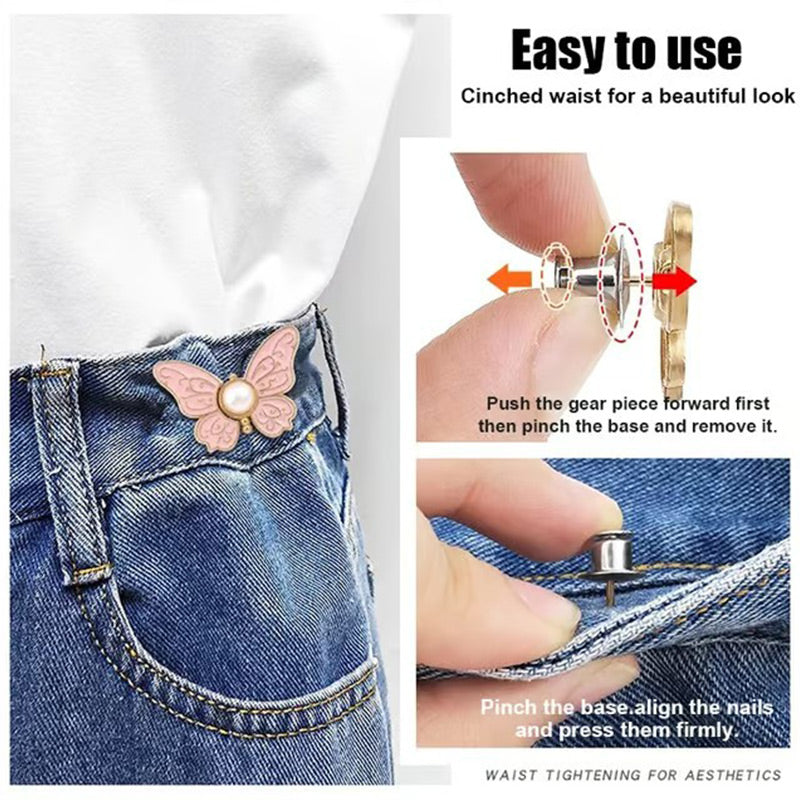 🔥Removable Butterfly Waist Adjustment Buckle🔥