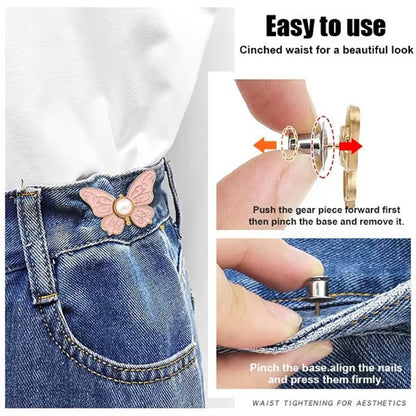 🔥Removable Butterfly Waist Adjustment Buckle🔥