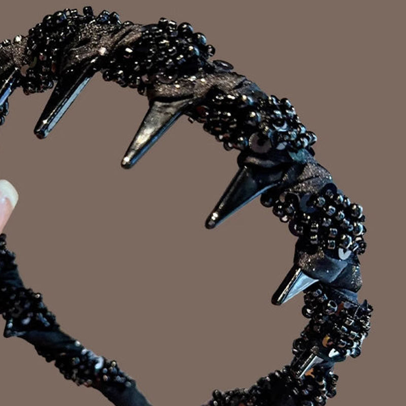 🔥🔥Pretty Black Beaded Everyday Headband🔥🔥