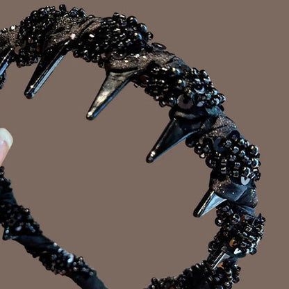 🔥🔥Pretty Black Beaded Everyday Headband🔥🔥